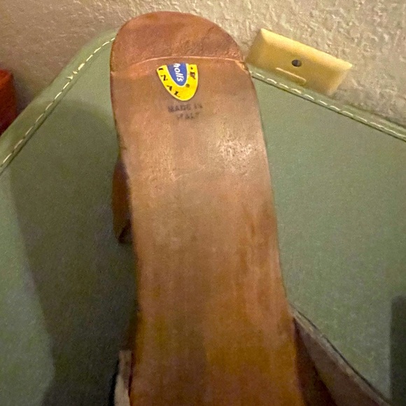 Vintage Denim Original Dr Scholl’s heeled Sandals size 10 - Picture 5 of 9